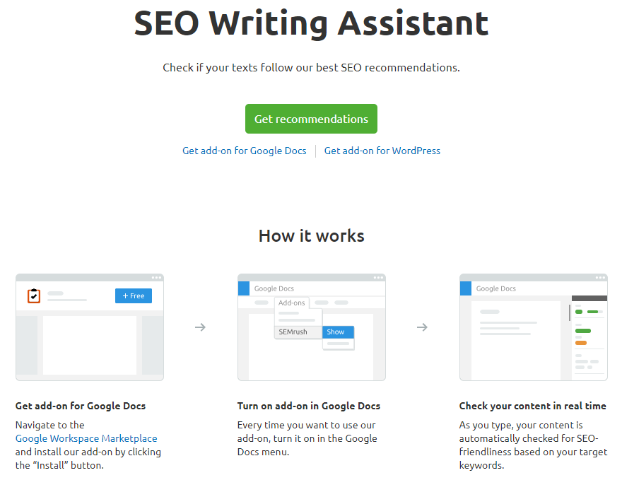 SEO Writing Assistant